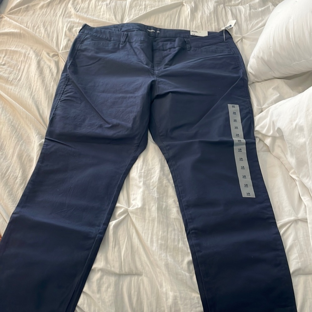 Navy Old Navy Pixie Pants
